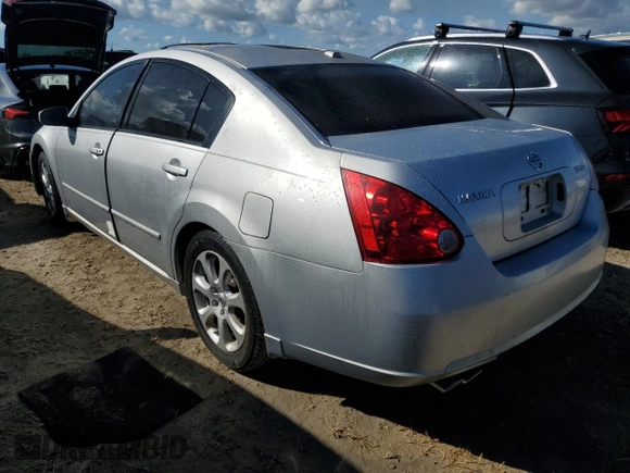 2008 Nissan Maxima SE with VIN 1N4BA41E98C808824, listed as a Copart auction lot 76804464 with Not Provided miles and Non Repairable. Bid and sale history available at DreamBid. Image 2.