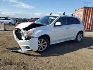 2012 Mitsubishi Outlander SE with VIN JA4AR4AUXCZ001783, listed as a Copart auction lot 58374395 with 97,096 mi miles and Salvage title. Bid and sale history available at DreamBid. Image 1.