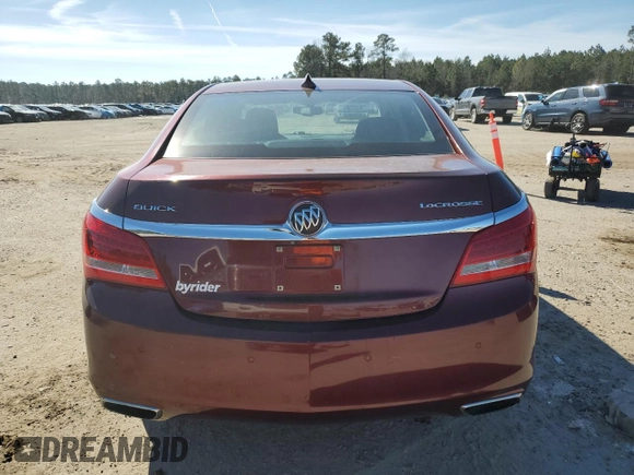 2016 Buick LaCrosse Leather with VIN 1G4GB5G37GF125120, listed as a Copart auction lot 42061755 with 189,855 mi miles and Salvage Title. Bid and sale history available at carsss.com. Image 6.