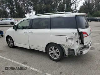2015 Nissan Quest S with VIN JN8AE2KP6F9120261, listed as a Copart auction lot 55038694 with 127,294 mi miles. Bid and sale history available at carsss.com. Image 2.