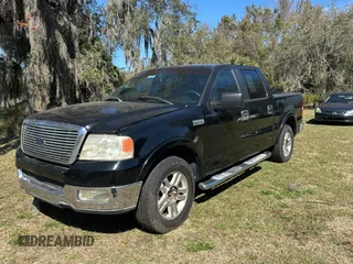 2005 Ford F-150 XLT with VIN 1FTPW12575KE12987, listed as a Copart auction lot 48539135 with 217,115 mi miles and Salvage Title. Bid and sale history available at carsss.com. Image 2.