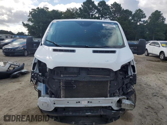2019 Ford Transit Passenger XL with VIN 1FBZX2ZM5KKA19918, listed as a Copart auction lot 70586224 with 159,922 mi miles and Salvage Title. Bid and sale history available at carsss.com. Image 5.