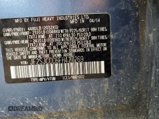 2015 Subaru Forester 2.5i Premium with VIN JF2SJCCC6FH427269, listed as a Copart auction lot 88538865 with 0 mi miles and Salvage Title. Bid and sale history available at carsss.com. Image 14.