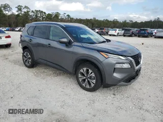 2022 Nissan Rogue SV with VIN 5N1BT3BB8NC708661, listed as a Copart auction lot 86329464 with 49,181 mi miles and Clean Title. Bid and sale history available at DreamBid. Image 4.