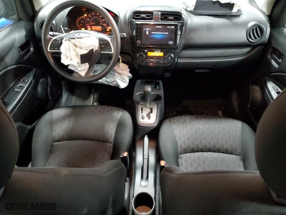 2023 Mitsubishi Mirage ES with VIN ML32AUHJXPH001620, listed as a Copart auction lot 72846723 with 10,656 mi miles and Salvage Title. Bid and sale history available at carsss.com. Image 8.