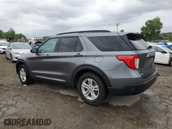 2024 Ford Explorer XLT z VIN 1FMSK8DH7RGA80530, wystawiony jako Copart lot #57771715 z przebiegiem 12 718 mil mil oraz Szkoda całkowita • Salvage title. Historia ofert i sprzedaży dostępna na DreamBid. Obrazek 2.