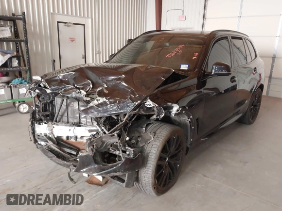 2023 BMW X5 xDrive40i with VIN 5UXCR6C07P9P99054, listed as a IAAI auction lot 42077507 with 18,605 mi miles and . Bid and sale history available at DreamBid. Image 2.