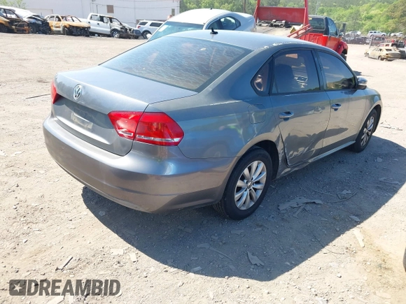 2012 Volkswagen Passat S with VIN 1VWAH7A37CC080086, listed as a IAAI auction lot 42064603 with 188,256 mi miles and . Bid and sale history available at DreamBid. Image 4.