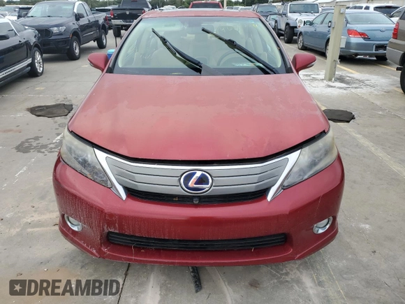 2011 Lexus HS 250h z VIN JTHBB1BA2B2047678, wystawiony jako Copart lot #74607724 z przebiegiem Nie podano mil oraz Nie do naprawy • Non repairable. Historia ofert i sprzedaży dostępna na DreamBid. Obrazek 5.