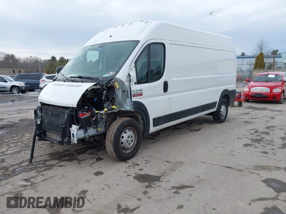2020 Ram ProMaster Cargo with VIN 3C6TRVDG6LE119973, listed as a IAAI auction lot 41696088 with 116,562 mi miles and . Bid and sale history available at carsss.com. Image 17.