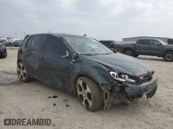 2010 Volkswagen GTI with VIN WVWHV7AJ1AW076197, listed as a Copart auction lot 49171085 with 47,138 mi miles and Salvage Title. Bid and sale history available at carsss.com. Image 4.