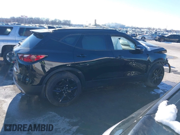 2022 Chevrolet Blazer LT with VIN 3GNKBJRS0NS151862, listed as a IAAI auction lot 41343809 with 54,447 mi miles and . Bid and sale history available at DreamBid. Image 13.