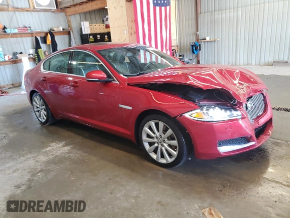 2013 Jaguar XF V6 SC with VIN SAJWJ0EF7D8S84983, listed as a Copart auction lot 54198005 with 103,316 mi miles and Salvage Title. Bid and sale history available at carsss.com. Image 4.