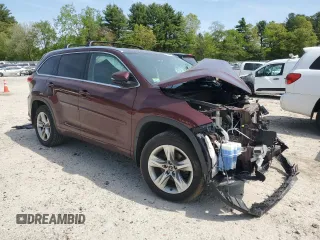 2018 Toyota Highlander Limited with VIN 5TDDZRFH0JS811241, listed as a Copart auction lot 56143515 with Not provided miles and Salvage title. Bid and sale history available at DreamBid. Image 4.