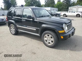 2006 Jeep Liberty Limited with VIN 1J4GK58K36W129443, listed as a Copart auction lot 55801865 with 135,306 mi miles and Salvage title. Bid and sale history available at DreamBid. Image 4.