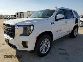 2022 GMC Yukon SLE with VIN 1GKS1AKDXNR198573, listed as a Copart auction lot 70461594 with 45,725 mi miles and Salvage Title. Bid and sale history available at carsss.com. Image 1.