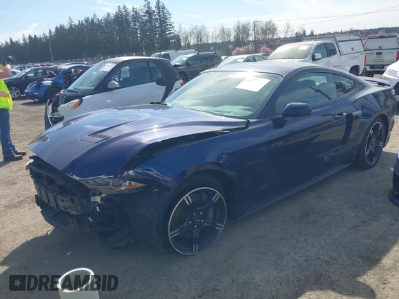 2019 Ford Mustang GT with VIN 1FA6P8CF2K5176810, listed as a IAAI auction lot 41872133 with 71,543 mi miles. Bid and sale history available at carsss.com. Image 23.