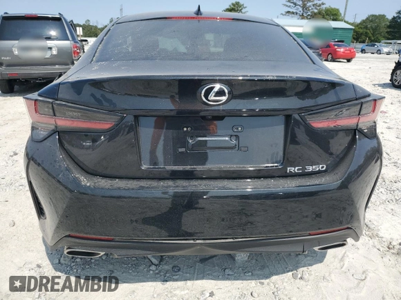 2024 Lexus RC with VIN JTHGZ5BC6R5027517, listed as a Copart auction lot 71104694 with 3,788 mi miles and Salvage Title. Bid and sale history available at carsss.com. Image 6.