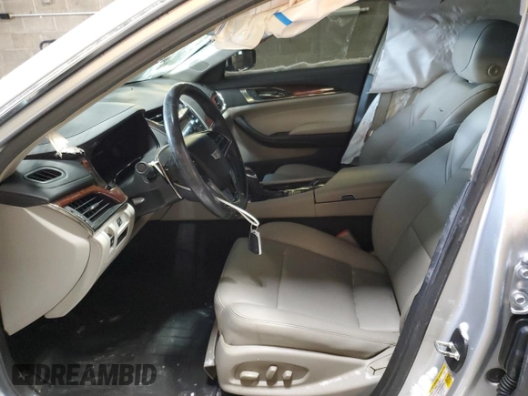 2017 Cadillac CTS AWD with VIN 1G6AW5SX3H0156509, listed as a Copart auction lot 45848035 with 56,664 mi miles and Salvage title. Bid and sale history available at DreamBid. Image 7.