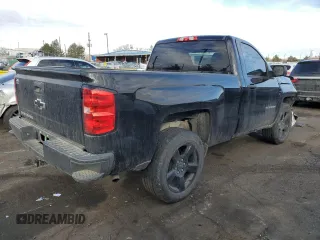 2015 Chevrolet Silverado 1500 Work Truck with VIN 1GCNKPEH2FZ409919, listed as a Copart auction lot 43023445 with 43,647 mi miles and Salvage Title. Bid and sale history available at carsss.com. Image 3.