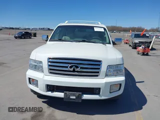 2004 Infiniti QX56 with VIN 5N3AA08CX4N809761, listed as a IAAI auction lot 42041581 with 136,941 mi miles. Bid and sale history available at carsss.com. Image 6.