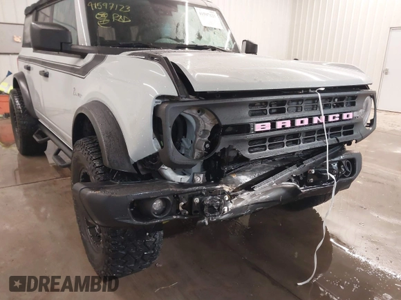 2022 Ford Bronco with VIN 1FMEE5DH4NLB88639, listed as a IAAI auction lot 41597123 with 31,897 mi miles. Bid and sale history available at carsss.com. Image 6.