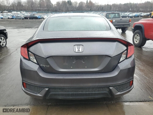 2017 Honda Civic Coupe LX with VIN 2HGFC4B52HH300696, listed as a Copart auction lot 52788255 with 257,794 mi miles and Salvage Title. Bid and sale history available at carsss.com. Image 6.
