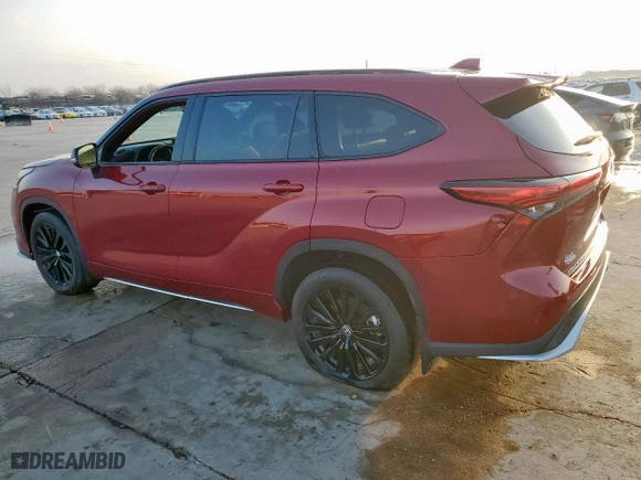 2023 Toyota Highlander L with VIN 5TDKDRAH1PS522889, listed as a Copart auction lot 48910665 with 51,555 mi miles and Salvage Title. Bid and sale history available at carsss.com. Image 2.