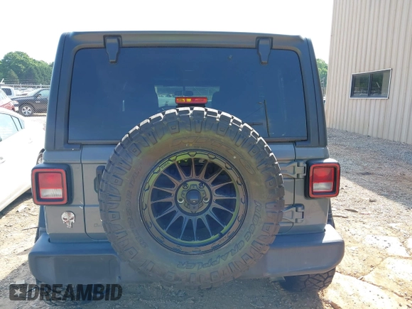 2019 Jeep Wrangler Unlimited Sport S with VIN 1C4HJXDG3KW662946, listed as a IAAI auction lot 42157025 with 26,096 mi miles and . Bid and sale history available at DreamBid. Image 15.