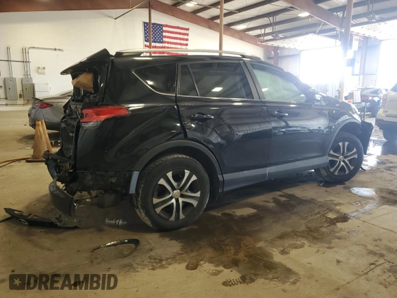 2018 Toyota RAV4 LE with VIN 2T3BFREV7JW717699, listed as a Copart auction lot 60656045 with Not provided miles and Salvage title. Bid and sale history available at DreamBid. Image 3.