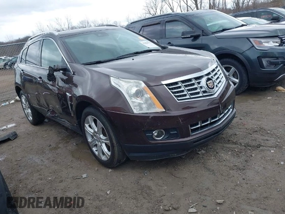 2015 Cadillac SRX Premium Collection with VIN 3GYFNGE37FS538763, listed as a IAAI auction lot 41864133 with 107,711 mi miles. Bid and sale history available at carsss.com. Image 1.