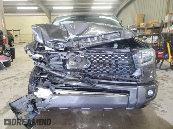 2021 Toyota Tundra Platinum with VIN 5TFAY5F17MX960813, listed as a Copart auction lot 56544055 with 99,592 mi miles and Salvage title. Bid and sale history available at DreamBid. Image 5.