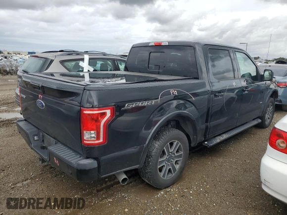 2016 Ford F-150 XL with VIN 1FTEW1CP1GFA14077, listed as a Copart auction lot 48942875 with 139,754 mi miles and Salvage Title. Bid and sale history available at carsss.com. Image 3.