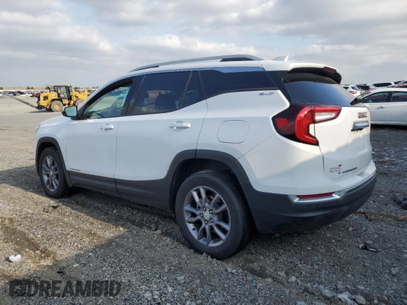 2023 GMC Terrain SLT with VIN 3GKALVEG0PL138041, listed as a Copart auction lot 52721145 with 33,451 mi miles and Salvage title. Bid and sale history available at DreamBid. Image 2.