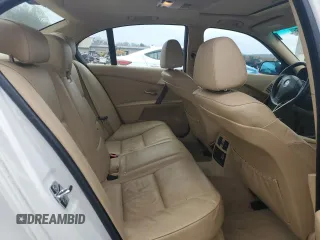 2007 BMW 5 Series 525i with VIN WBANE53507CY04476, listed as a Copart auction lot 51650105 with Not Provided miles and Salvage Title. Bid and sale history available at carsss.com. Image 10.
