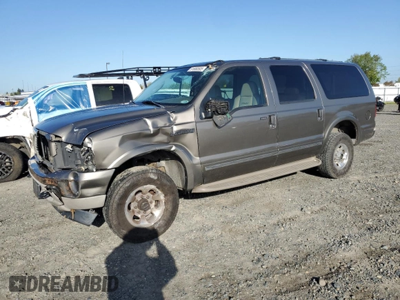2003 Ford Excursion Limited with VIN 1FMNU43S73EB24882, listed as a Copart auction lot 51680505 with 214,795 mi miles and Salvage Title. Bid and sale history available at DreamBid. Image 1.