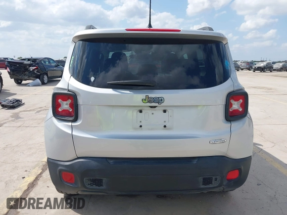 2015 Jeep Renegade Latitude with VIN ZACCJABT3FPC06455, listed as a IAAI auction lot 41974571 with 95,080 mi miles and . Bid and sale history available at DreamBid. Image 16.