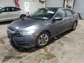 2017 Honda Civic LX z VIN 19XFC2F57HE220545, wystawiony jako Copart lot #47319145 z przebiegiem 85 551 mil mil oraz Czysty tytuł • Clean title. Historia ofert i sprzedaży dostępna na DreamBid. Obrazek 1.