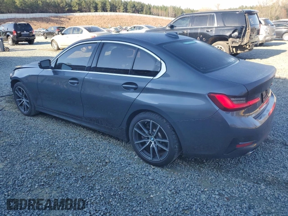 2019 BMW 3 Series 330i xDrive with VIN WBA5R7C56KAJ83409, listed as a Copart auction lot 50089875 with 69,527 mi miles and Salvage Title. Bid and sale history available at carsss.com. Image 2.