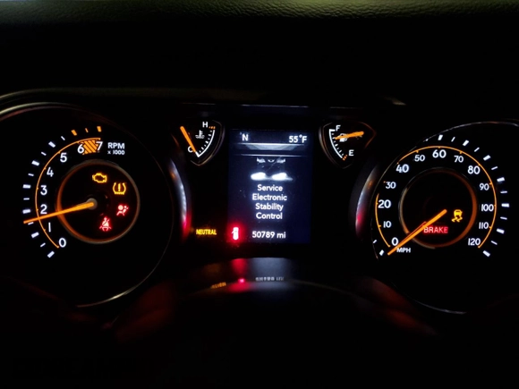 2023 Jeep Wrangler Sport S with VIN 1C4HJXDG3PW619523, listed as a Copart auction lot 45926725 with 50,789 mi miles and Salvage Title. Bid and sale history available at DreamBid. Image 9.