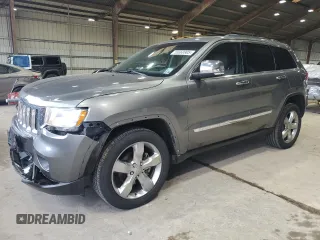 2013 Jeep Grand Cherokee Overland with VIN 1C4RJECT6DC526032, listed as a Copart auction lot 55660905 with 97,406 mi miles and Salvage Title. Bid and sale history available at DreamBid. Image 1.