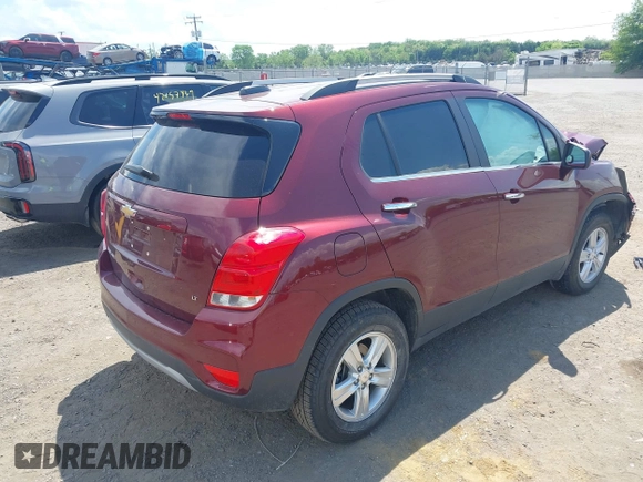 2017 Chevrolet Trax LT z VIN 3GNCJPSB2HL232848, wystawiony jako IAAI lot #42181512 z przebiegiem 28 597 mil mil oraz . Historia ofert i sprzedaży dostępna na DreamBid. Obrazek 4.