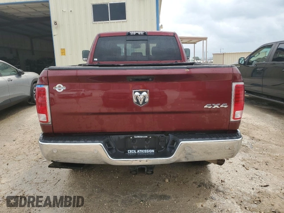 2018 Ram 2500 Laramie with VIN 3C6UR5FJ6JG191979, listed as a Copart auction lot 53401995 with 94,409 mi miles and Clean title. Bid and sale history available at DreamBid. Image 6.