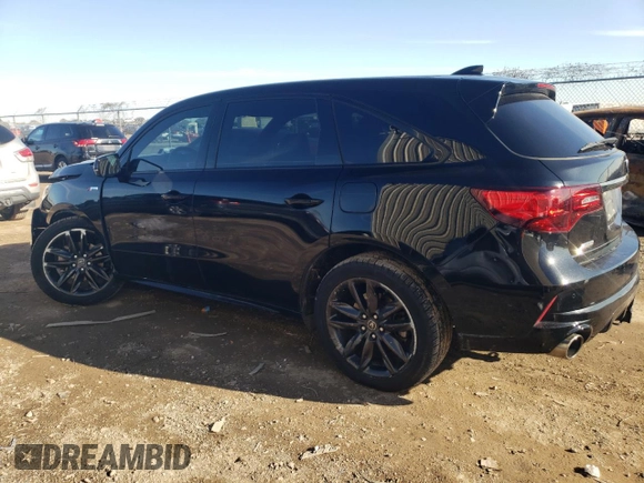 2019 Acura MDX Technology with VIN 5J8YD4H04KL025196, listed as a Copart auction lot 88458975 with 88,736 mi miles and Salvage title. Bid and sale history available at DreamBid. Image 2.