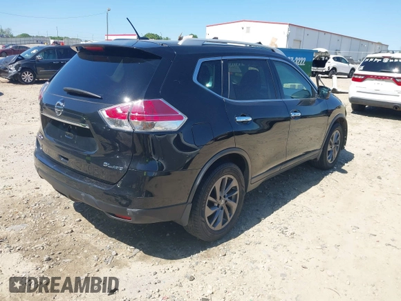 2016 Nissan Rogue SL with VIN 5N1AT2MV5GC785553, listed as a IAAI auction lot 42022397 with 181,026 mi miles and . Bid and sale history available at DreamBid. Image 4.