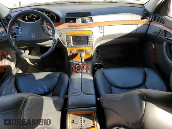 2003 Mercedes-Benz S-Class 4.3L with VIN WDBNG83J43A337899, listed as a Copart auction lot 77347074 with 164,936 mi miles and Clean Title. Bid and sale history available at carsss.com. Image 8.