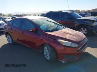 2017 Ford Focus SE with VIN 1FADP3F24HL255161, listed as a IAAI auction lot 40730883 with 63,929 mi miles. Bid and sale history available at carsss.com. Image 1.