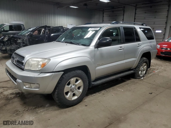 2005 Toyota 4Runner SR5 with VIN JTEBU14R150057225, listed as a Copart auction lot 48126965 with 184,644 mi miles and Non Repairable. Bid and sale history available at carsss.com. Image 1.