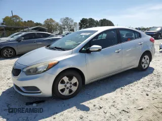 2016 Kia Forte LX with VIN KNAFK4A61G5495138, listed as a Copart auction lot 50738065 with 105,648 mi miles and Salvage Title. Bid and sale history available at carsss.com. Image 1.