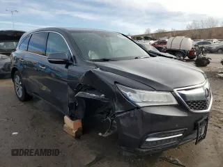 2016 Acura MDX w/Tech with VIN 5FRYD4H4XGB038321, listed as a Copart auction lot 81825384 with 155,598 mi miles and Salvage Title. Bid and sale history available at carsss.com. Image 4.